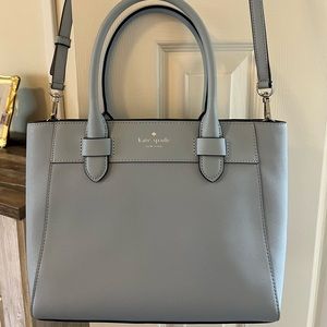Kate Spade baby blue shoulder & crossbody bag mint condition, great organization